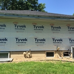 Tyvek house wrap