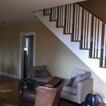 Interior repainted