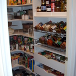 Well-stocked pantry