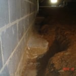 Before Crawl Drainage System