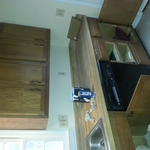 kitchen cabinets before