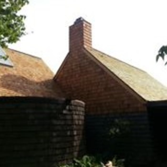 after cedar roof was replaced