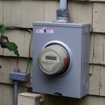 New 200 amp meter with new grounding system which provides protection to your home's electrical systems.