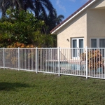 4' aluminum rail post cap