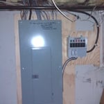 Service Panel with Transfer Switch