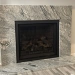 Enviro Q2 Gas Fireplace installed.