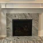 Enviro Q2 Gas Fireplace installed.