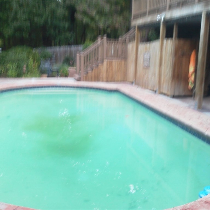 Before Pool Deck Etched