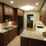 Kitchen stove view