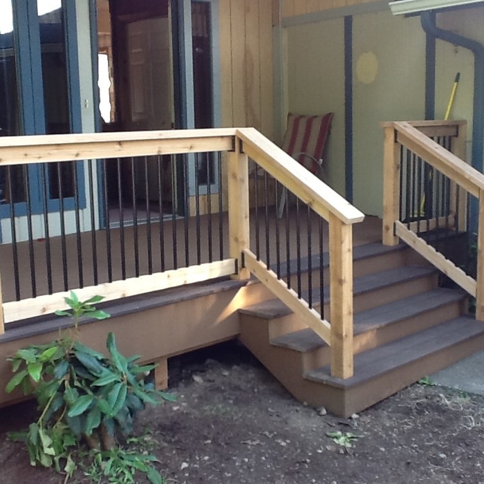 Deck and rail