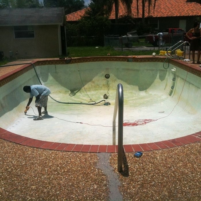 Pool Before Diamond Brite