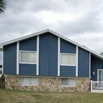 The customer wanted a custom pattern created with the vinyl siding.