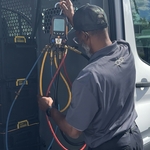 Cooling Nerds diagnosing an air conditioning issue