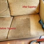 Extremely soiled upholstery restoration 2