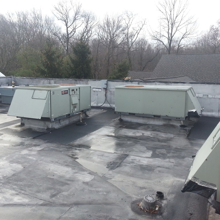 Rooftop HVAC old