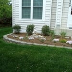Simple landscape installation.