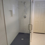 3/8" Tempered glass custom shower door