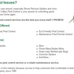 Pest Control Issues