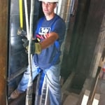Installation of trash and linen chutes at Palos Community Hospital!
