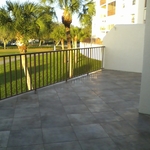 Tile patio