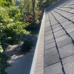 Straight gutter run on a home in Clifton, VA.