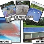 Above Ground Pool with a Deep End