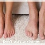 Feet on Clean Carpet