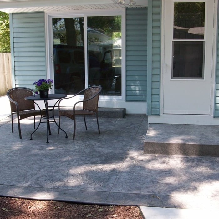 Stamp patio