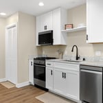 ADU kitchen and laundry