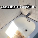 Heavy rust under the bathmat used to cover it