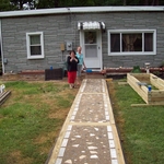 cement walkway