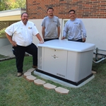Installation Team at the End of the Day