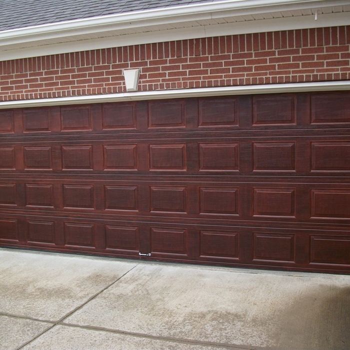 Faux Wood Garage Door