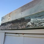 ROTTEN WOOD ON CHIMNEY CAP
