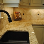 Granite Countertop with Tile backsplash