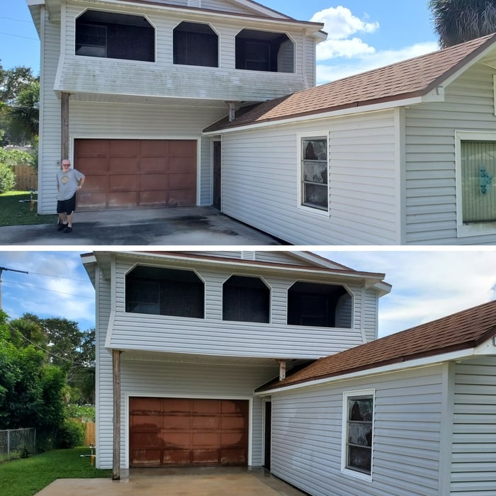 Pressure washing