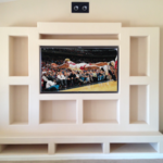 TV Mounted in Entertaimnet Nitch