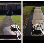 Power Washing a Side Walk!