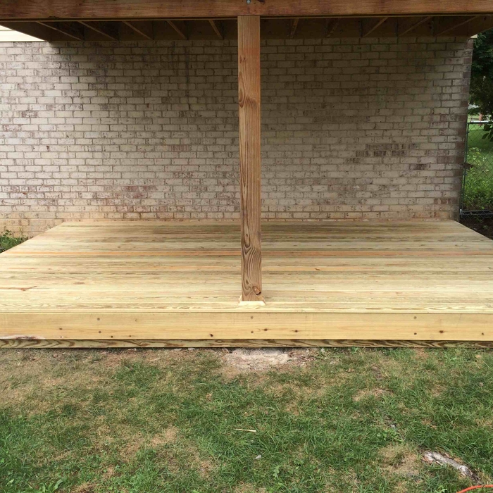 Small platform deck