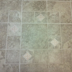 Kitchen Floor with Pattern