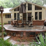 Flagstone patio