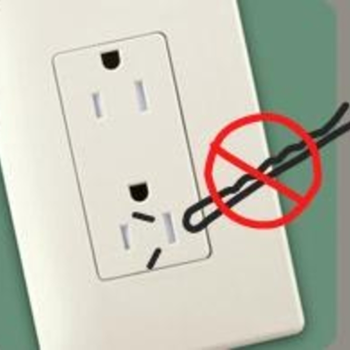 Give us a call or visit our website, if you would like us to replace your old receptacles with the new Tamper-Resistance receptacles. They are safe for children and easier to deal with than the old plastic plug that you insert for safety.