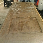 Stripping the door