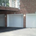 These doors feature aluminum trim