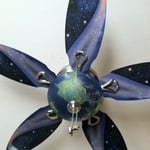 Spaceship ceiling fan