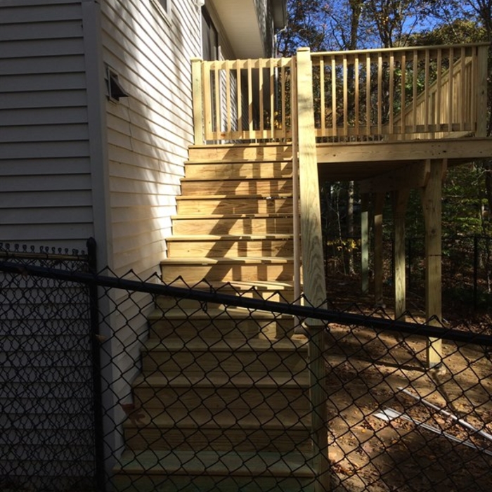New Stairs and Gate
