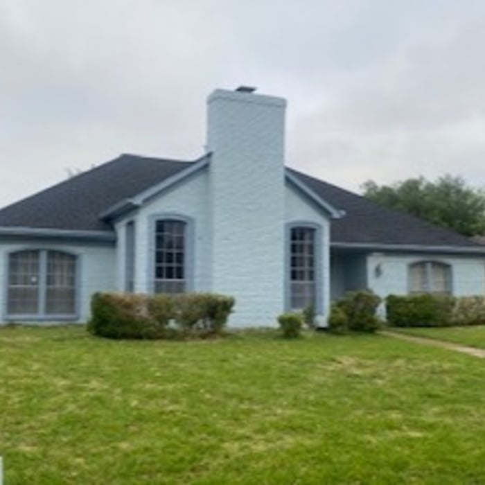 Outside repairs and painting completed