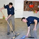 Sweeping up