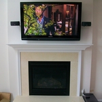 HD Package Above Fireplace