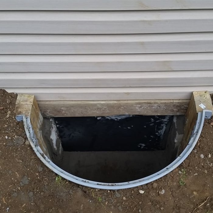 New Crawl Space Access Door and Area Well